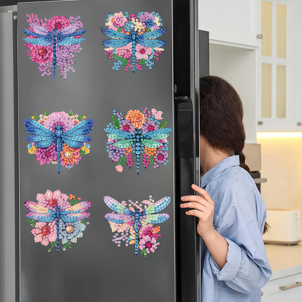6Pcs Flower Animal DIY Fridge  - Resin Craft For Beginners のレビューと価格
