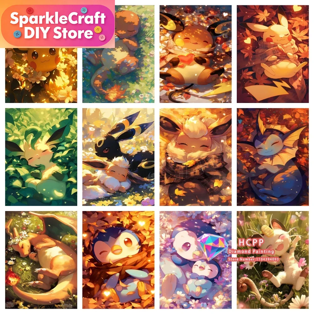 1pc frameless Cartoon Pokemon  - Resin Craft Supplies のレビューと価格