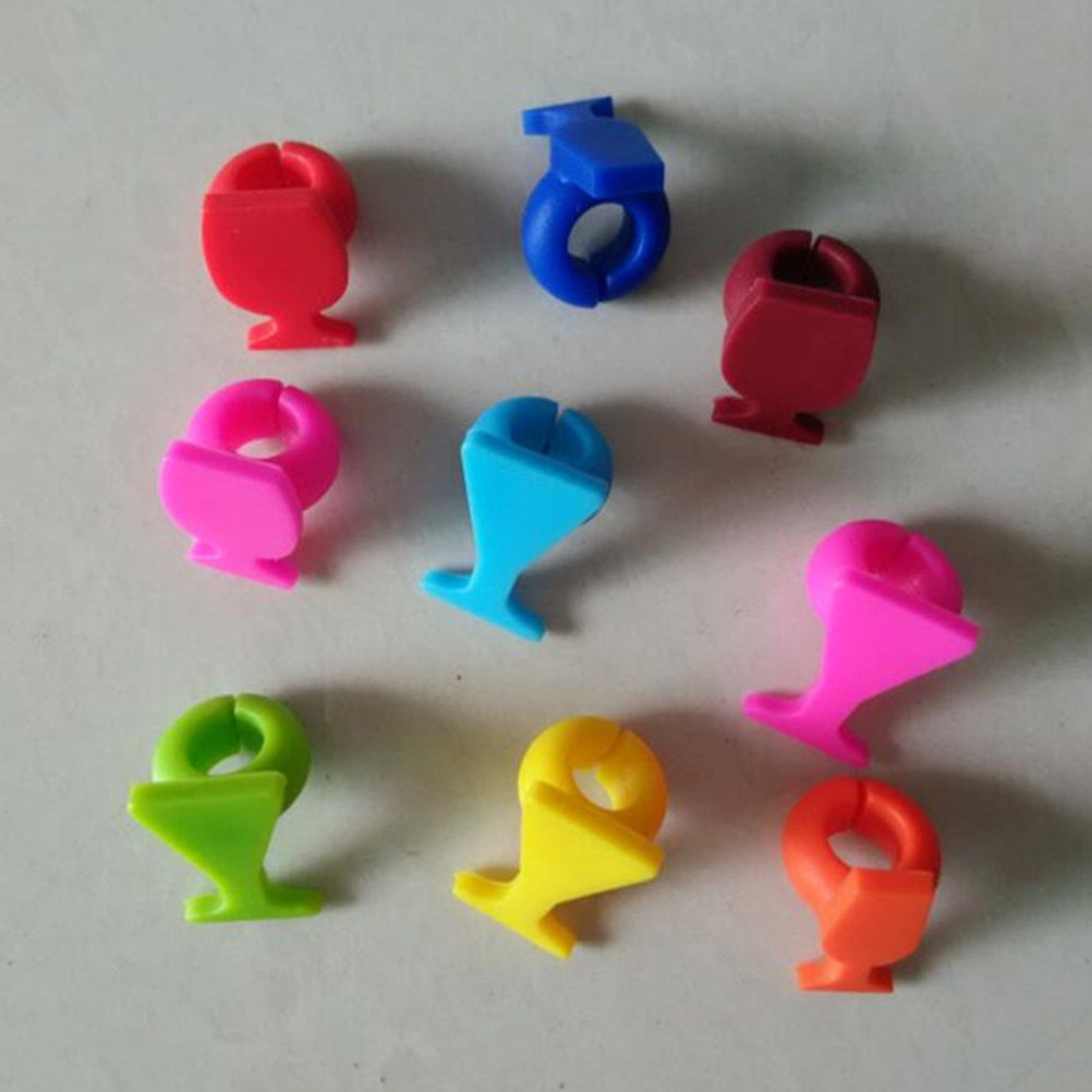 8Pcs Reusable Silicone Wine Gl - Mixing Cup Silicone のレビューと価格