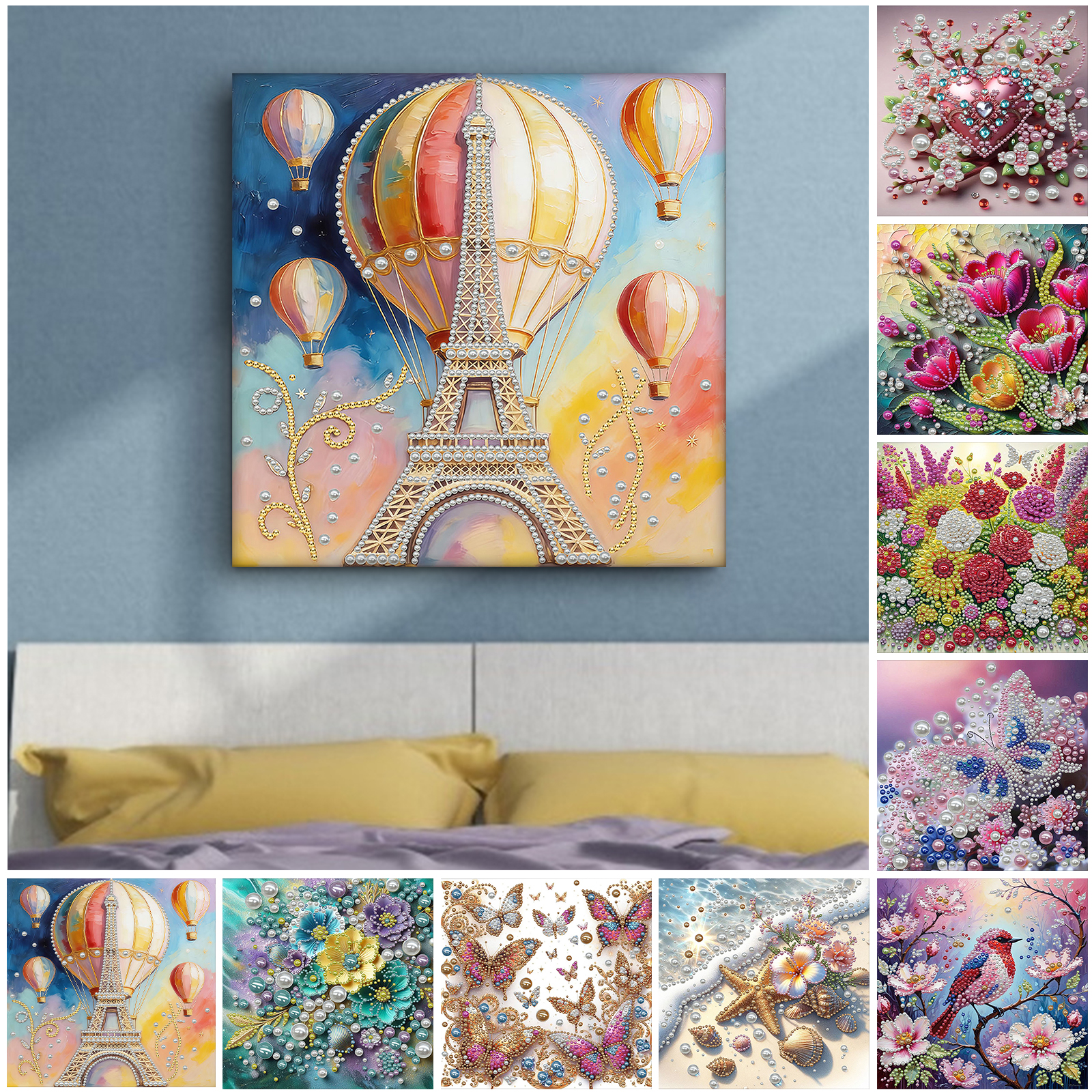 DIY Pearl Gem Paintings Pictur - Resin Craft For Beginners のレビューと価格