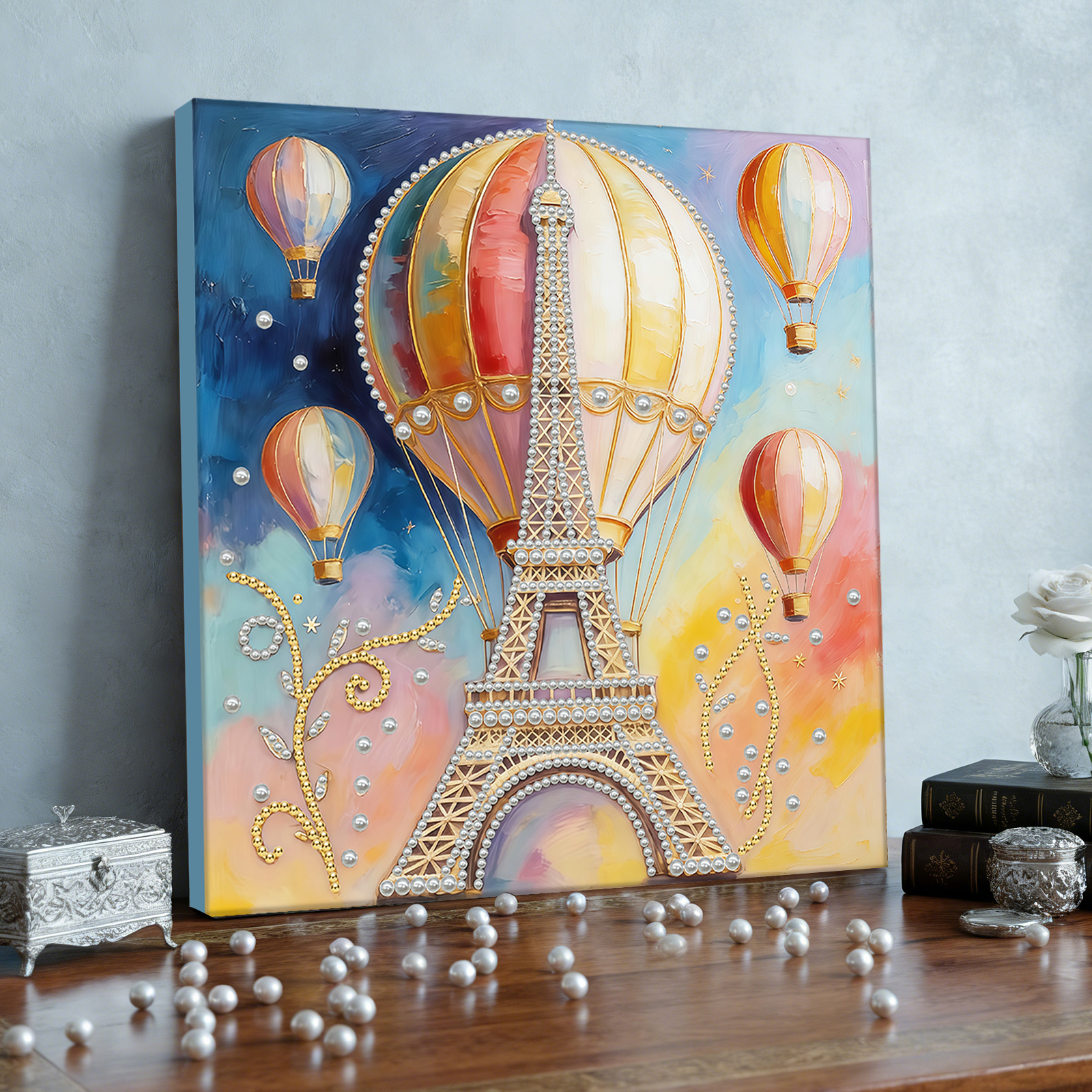 DIY Pearl Gem Paintings Pictur - Resin Craft For Beginners のレビューと価格