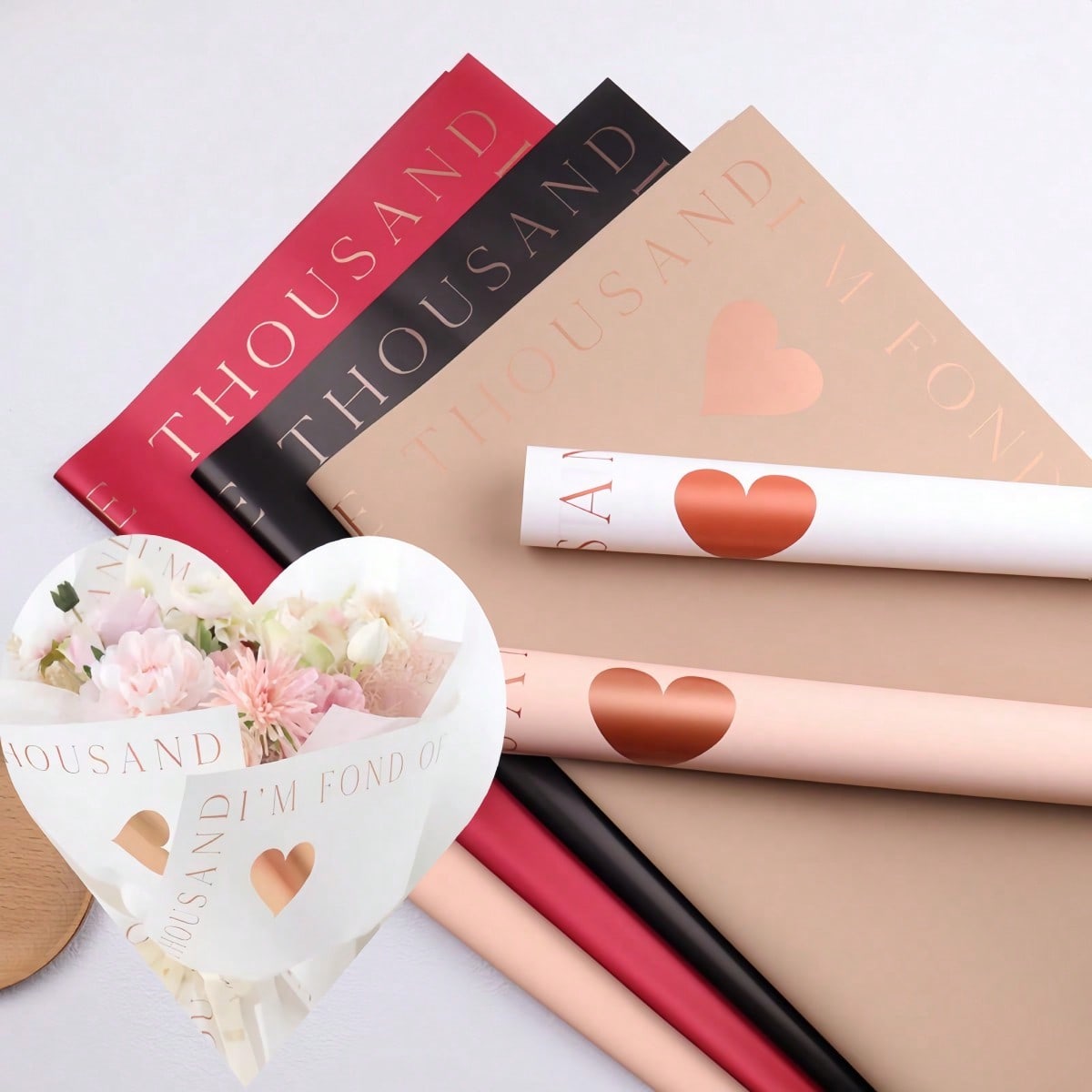 20 Sheets/Pack Gold Foil Heart - Gold Foil Flakes のレビューと価格