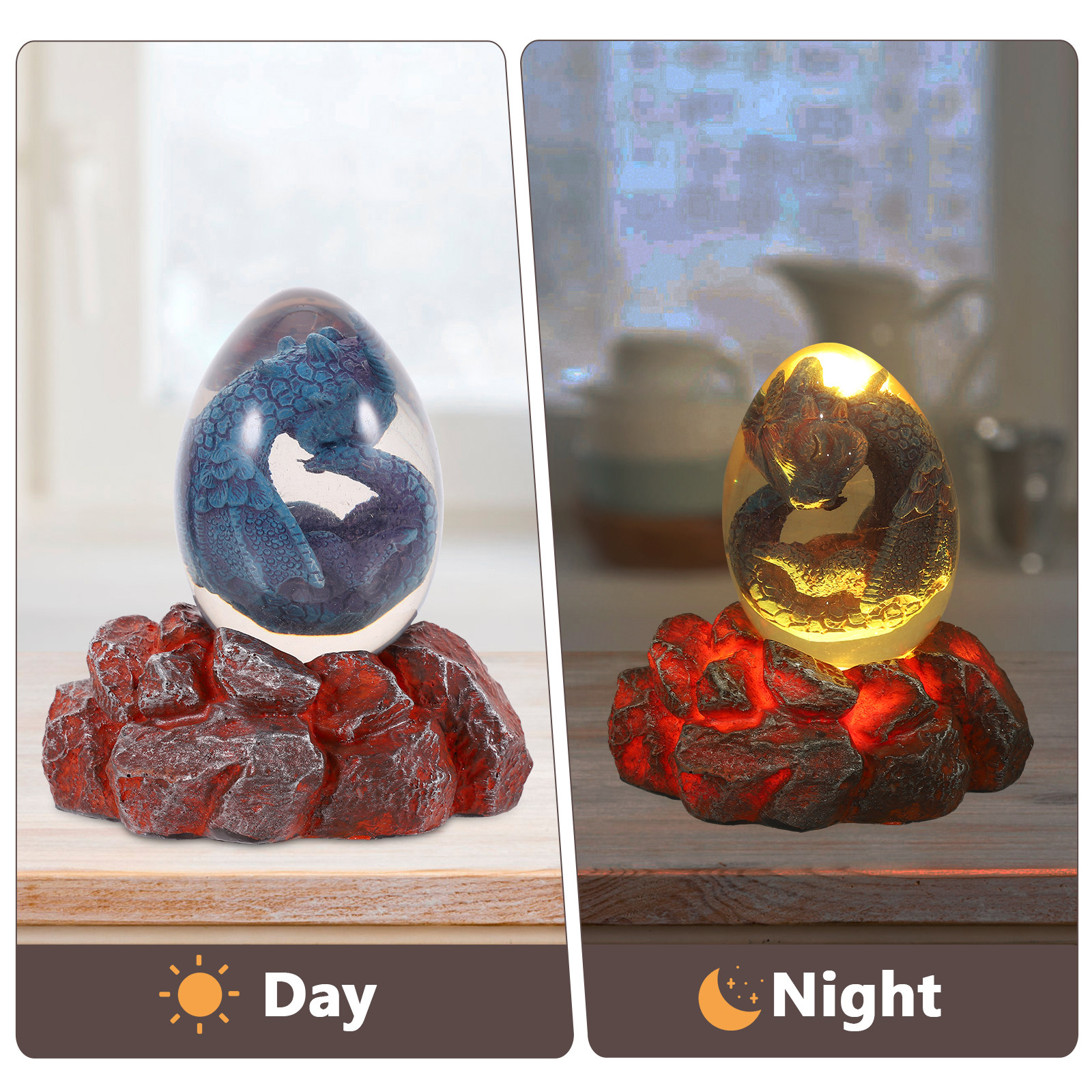 1 set 1 Set Of Glowing Dragon  - Resin Craft Ideas のレビューと価格