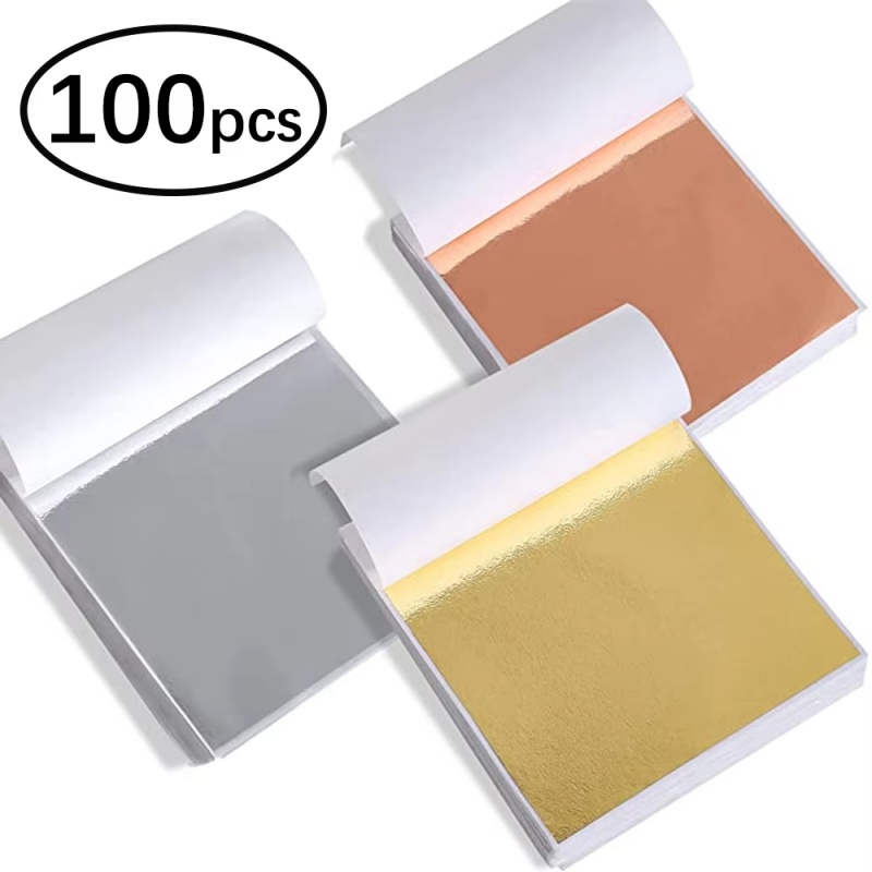 100pcs Imitation Gold Sliver C - Gold Foil Flakes のレビューと価格