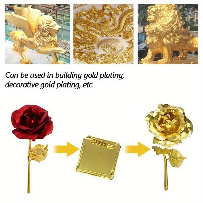 100pcs Imitation Gold Sliver C - Gold Foil Flakes のレビューと価格