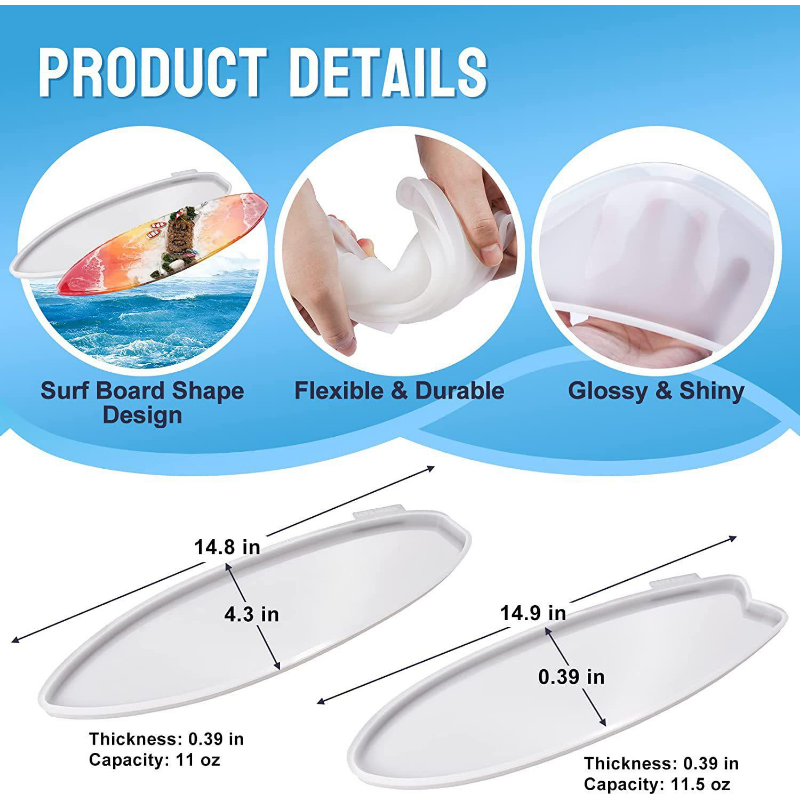 Surfboard Resin Tray Molds Sur - Resin Ocean Wave Mold のレビューと価格