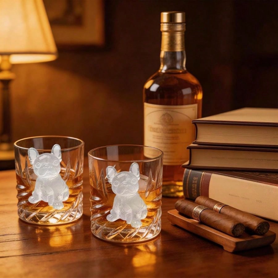 3D French Bulldog Cube Molds 2 - Silicone Mold Tray のレビューと価格