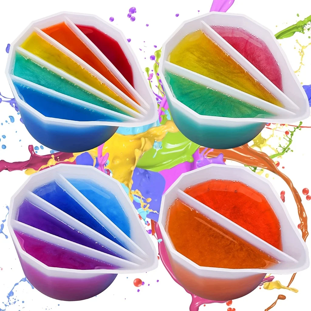 Color Mixing Split Cup For Pou - Mixing Cup Silicone のレビューと価格