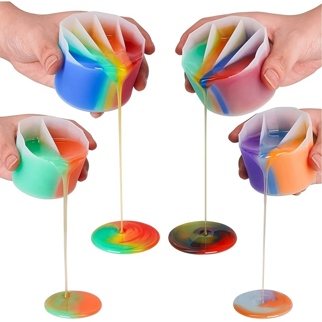 Color Mixing Split Cup For Pou - Mixing Cup Silicone のレビューと価格