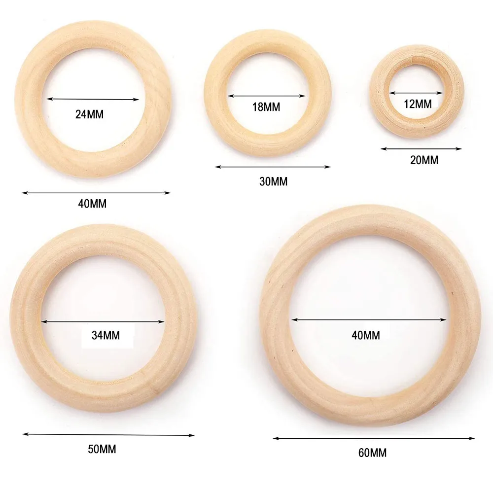 Wooden Rings Wooden Hoops for  - Wood Ring Blank のレビューと価格