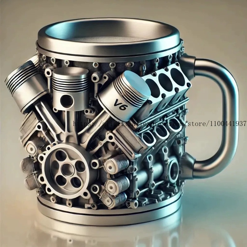 V8 Engine Cup Creative V6 Moto - Resin Craft Ideas のレビューと価格