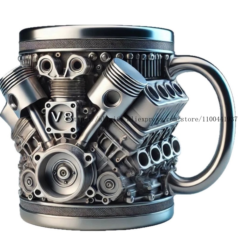 V8 Engine Cup Creative V6 Moto - Resin Craft Ideas のレビューと価格