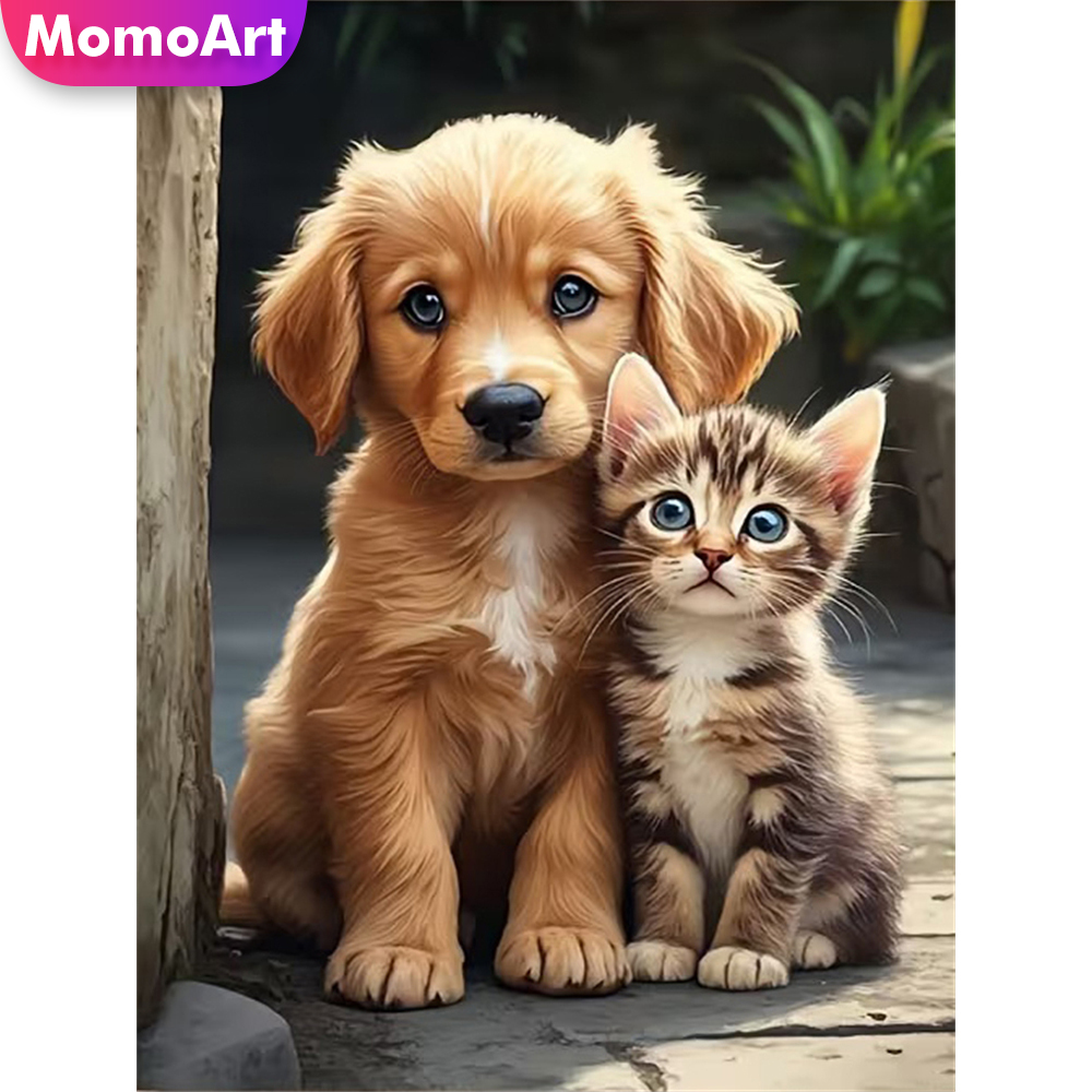 Momoart Diamond Embroidery Dog - Resin Craft For Beginners のレビューと価格