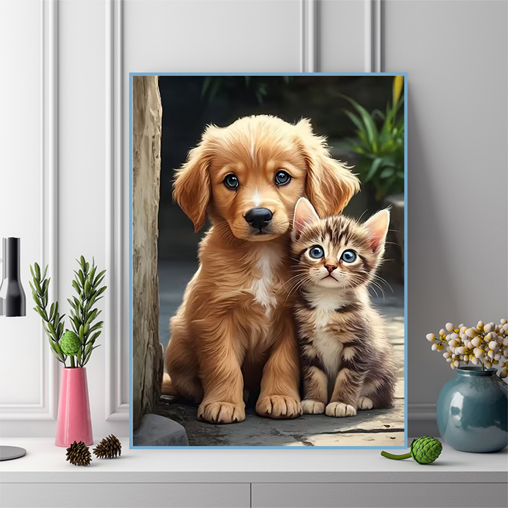Momoart Diamond Embroidery Dog - Resin Craft For Beginners のレビューと価格