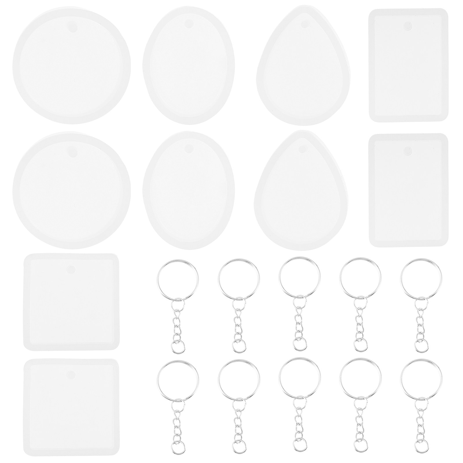 10pcs Diy Keychain Pendant Cha - Resin Crafts Diy のレビューと価格