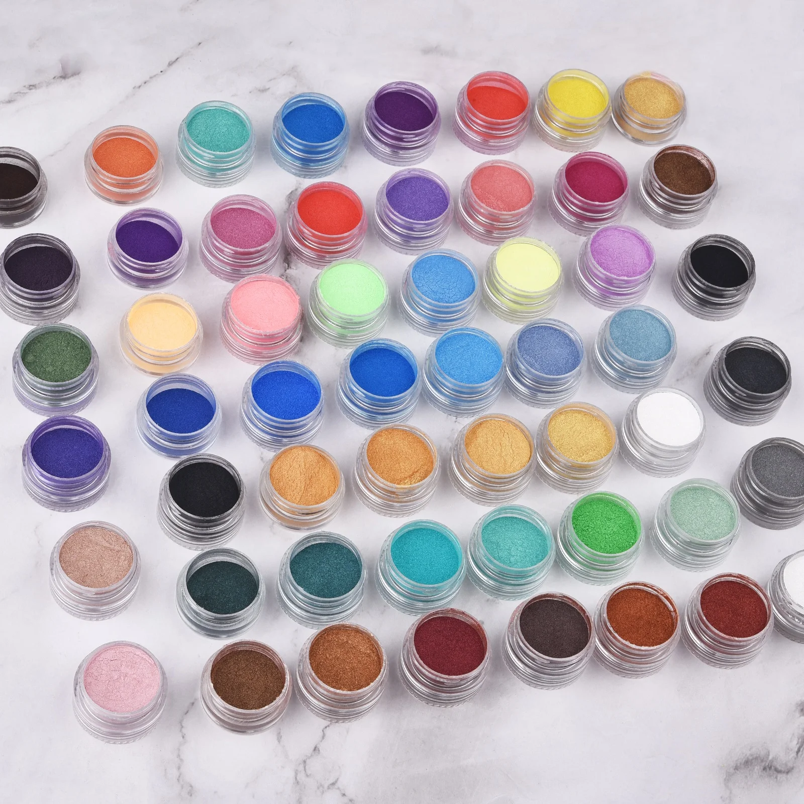 6 Colors/Set Pearlescent Powde - Resin Pigment Set のレビューと価格