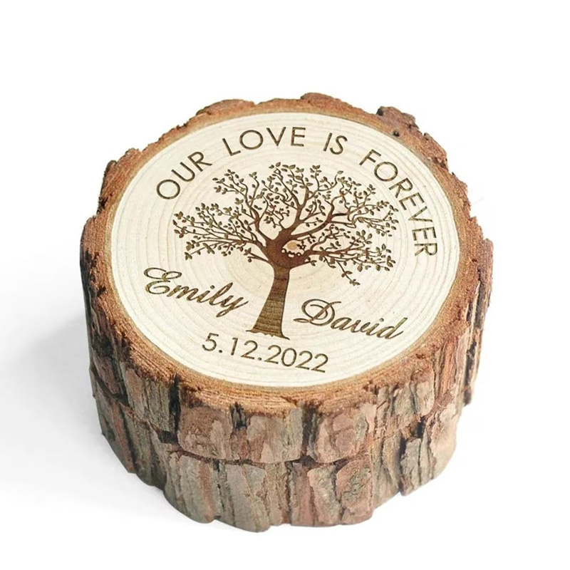 Personalized Wooden Wedding Ri - Wood Ring Blank のレビューと価格