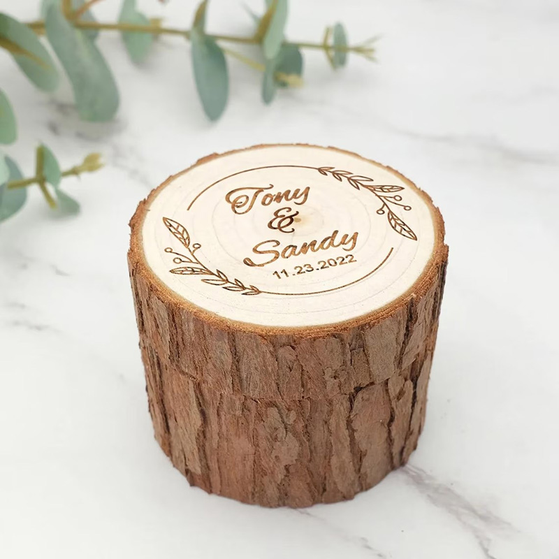 Personalized Wooden Wedding Ri - Wood Ring Blank のレビューと価格