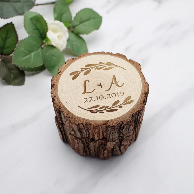 Personalized Wooden Wedding Ri - Wood Ring Blank のレビューと価格