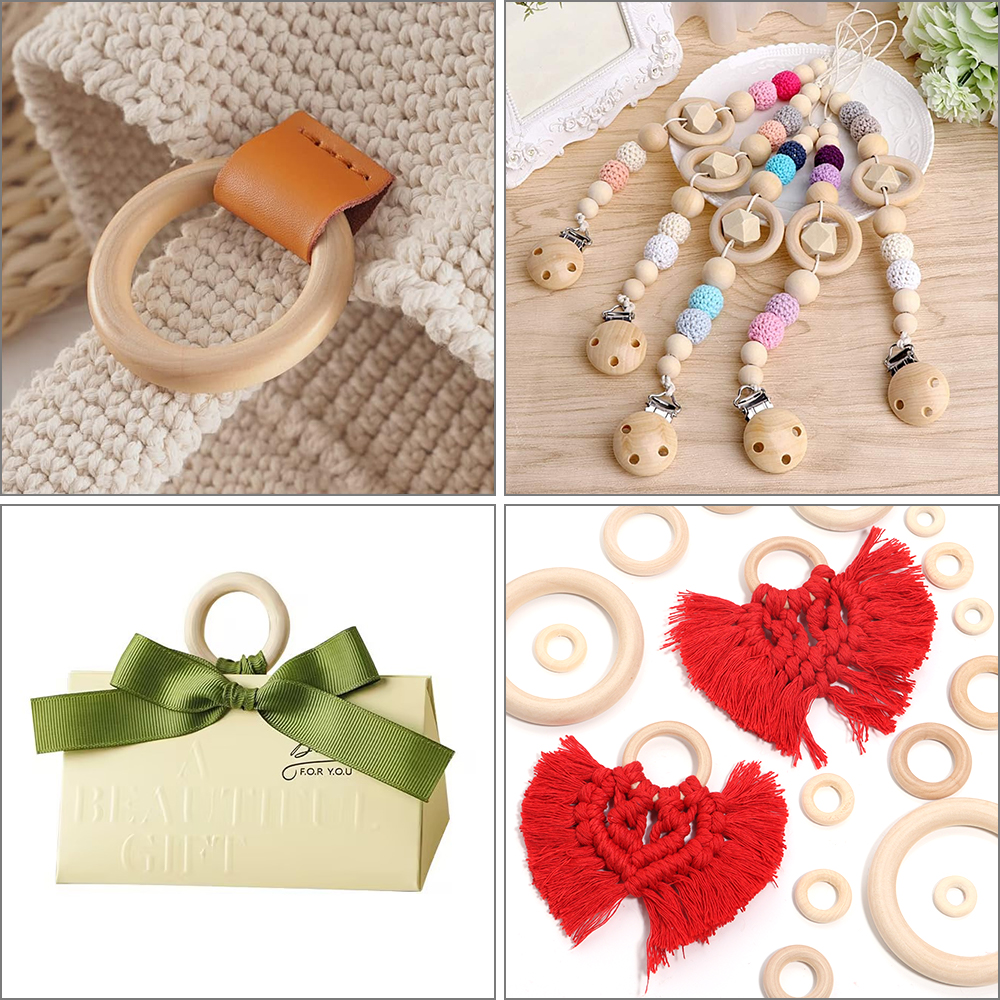 2-10pcs/lot Round Natural Wood - Wood Ring Blank のレビューと価格