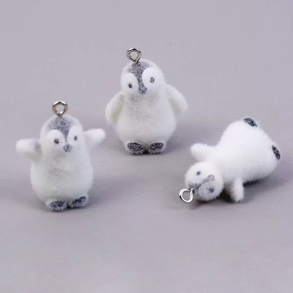 5pcs Flocking Small Penguin Re - Resin Craft Projects のレビューと価格