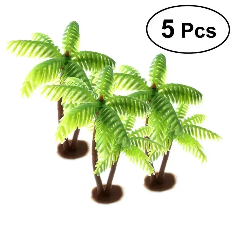 5Pcs Mini Plastic Coconut Palm - Terrarium Moss Art のレビューと価格