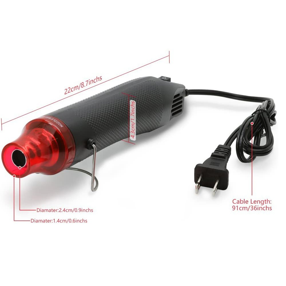 300W Hot Air Gun Portable Mini - Heat Gun Small のレビューと価格