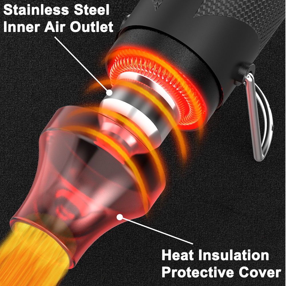 300W Hot Air Gun Portable Mini - Heat Gun Small のレビューと価格