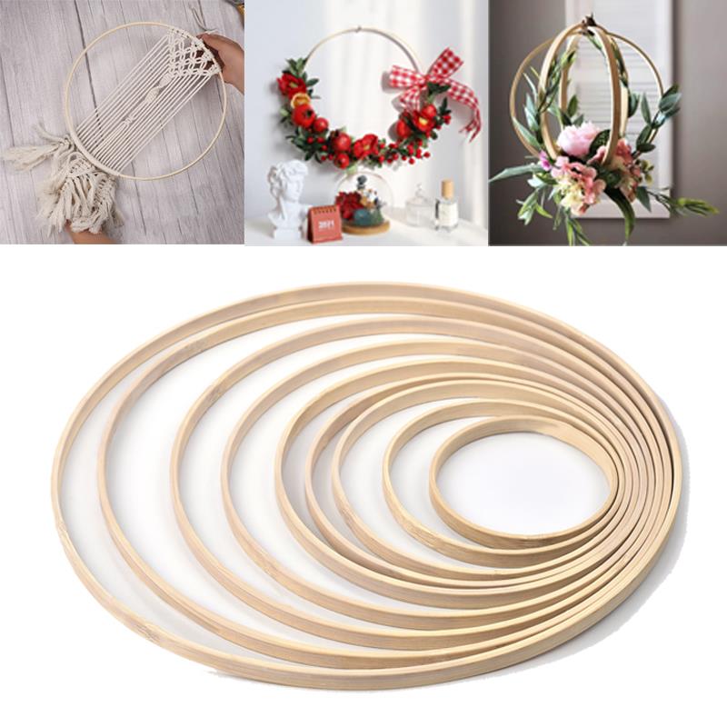 1/5Pcs 8-33cm Wooden DIY Handm - Wood Ring Blank のレビューと価格