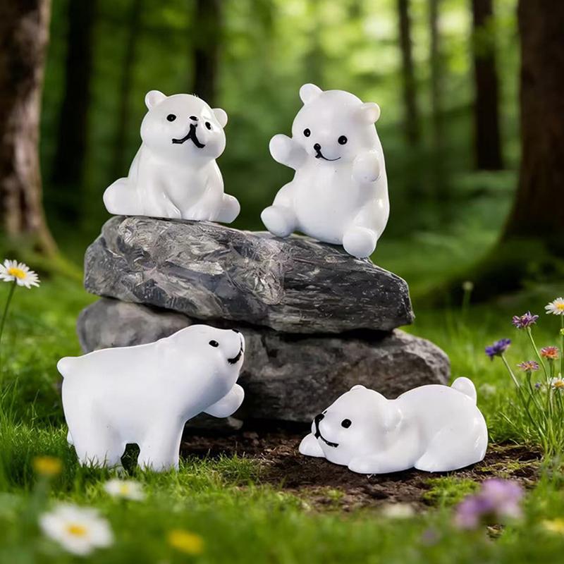 Miniature Polar Bear Figurines - Resin Craft Ideas のレビューと価格
