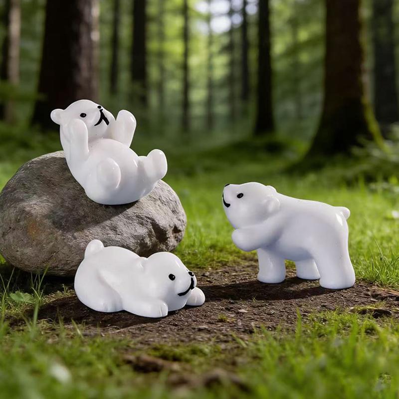 Miniature Polar Bear Figurines - Resin Craft Ideas のレビューと価格