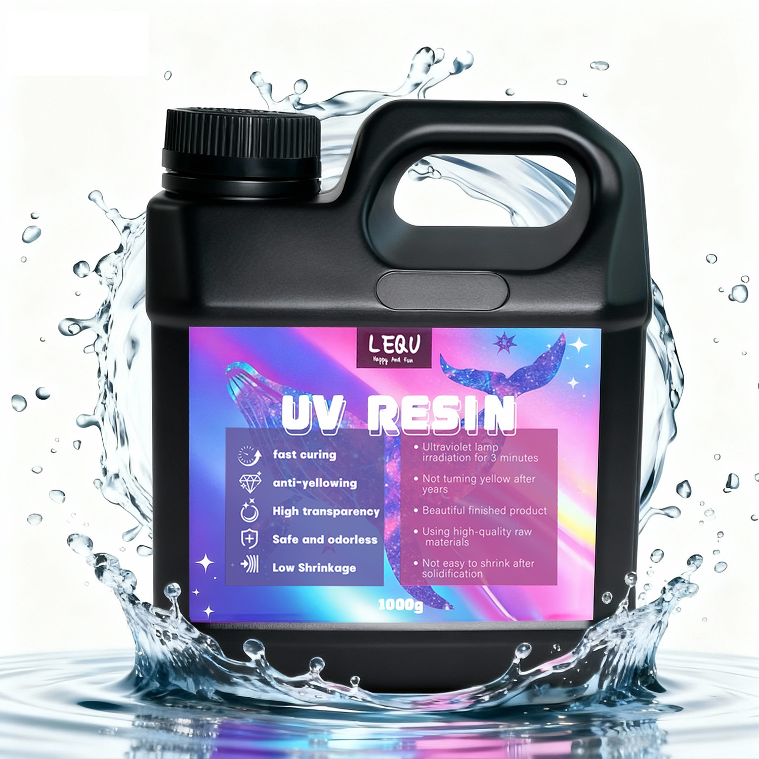 1000g UV Resin Crystal Clear H - Epoxy Uv Resin Kit のレビューと価格
