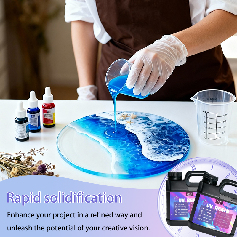 1000g UV Resin Crystal Clear H - Epoxy Uv Resin Kit のレビューと価格
