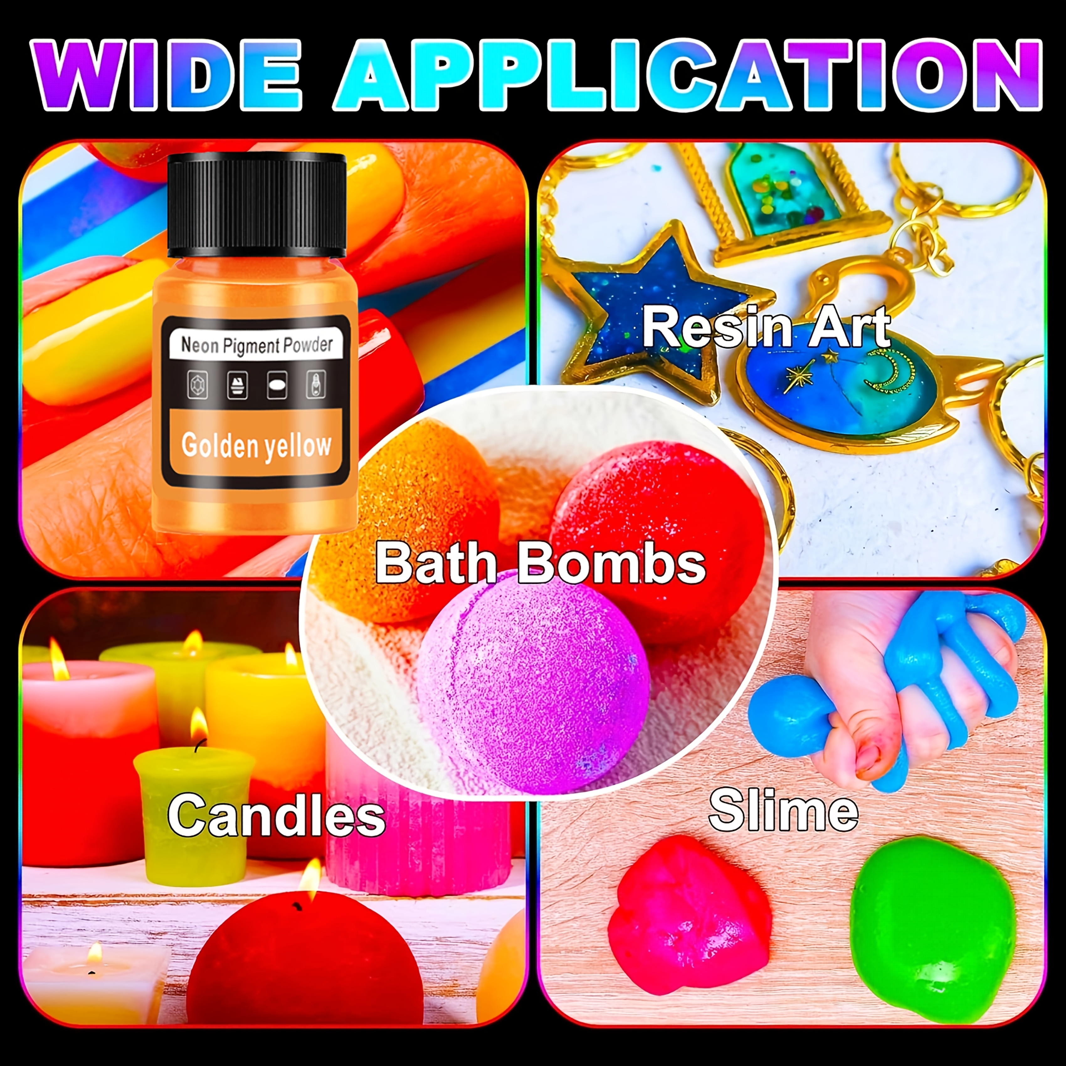 Fluorescent Powder/Neon Resin  - Resin Pigment Set のレビューと価格